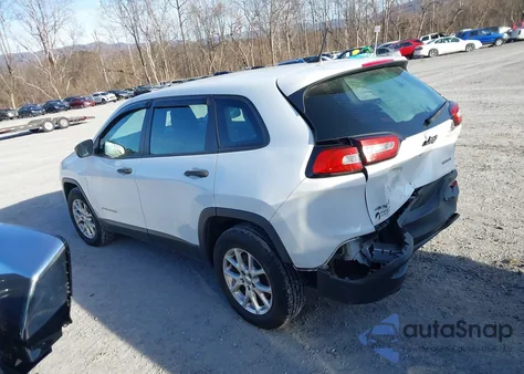 2014 Jeep Cherokee Sport из США, поврежденный, VIN 1C4PJMAB7EW209856